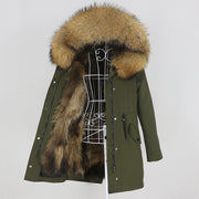 Long Parka Natural winter Jacket