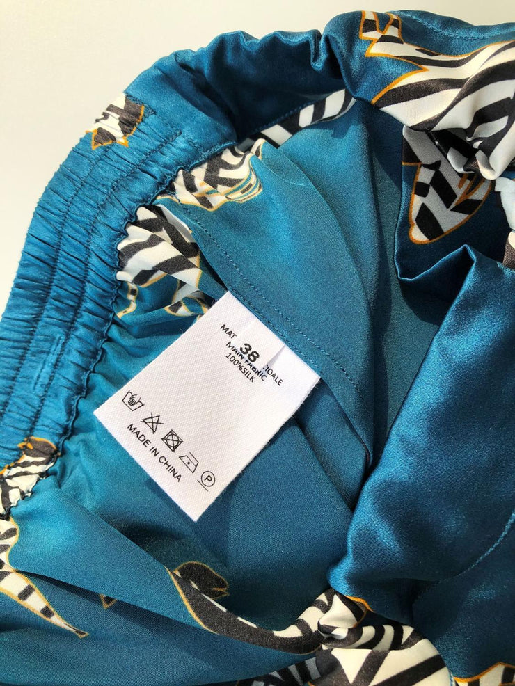 Silk top shorts trousers Pajama