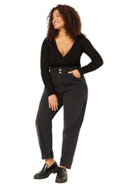 Damen Bund Plus-Size Jeans