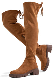 Damen Suede Winter Tube