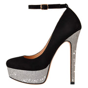 Glitzer Stiletto Heels