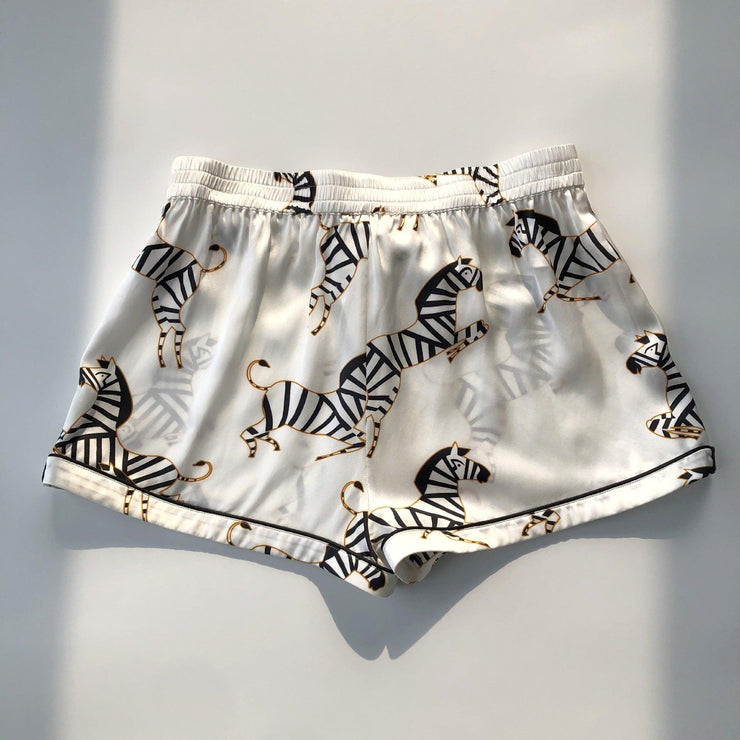 Silk top shorts trousers Pajama