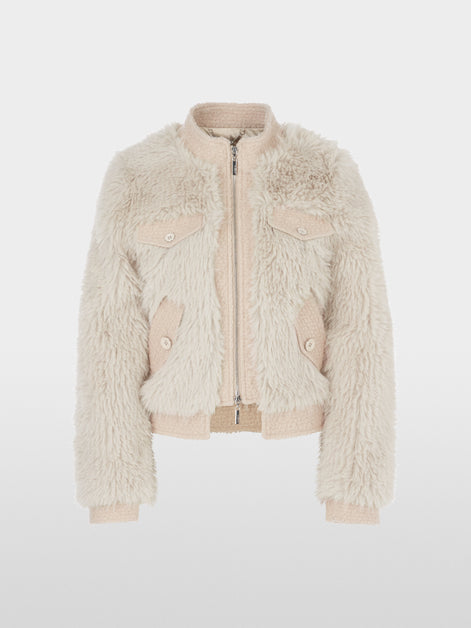 Short faux fur jacket
