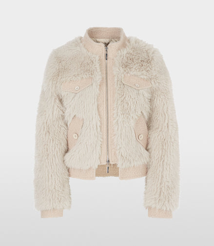 Short faux fur jacket