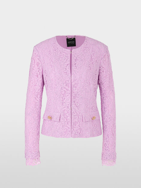 Mc - Ardent Lace Fabric Blazer