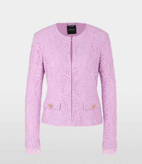 Mc - Ardent Lace Fabric Blazer