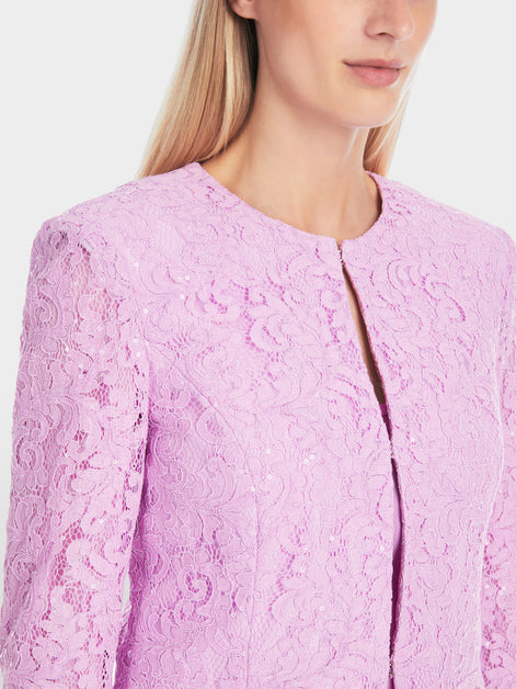 Mc - Ardent Lace Fabric Blazer