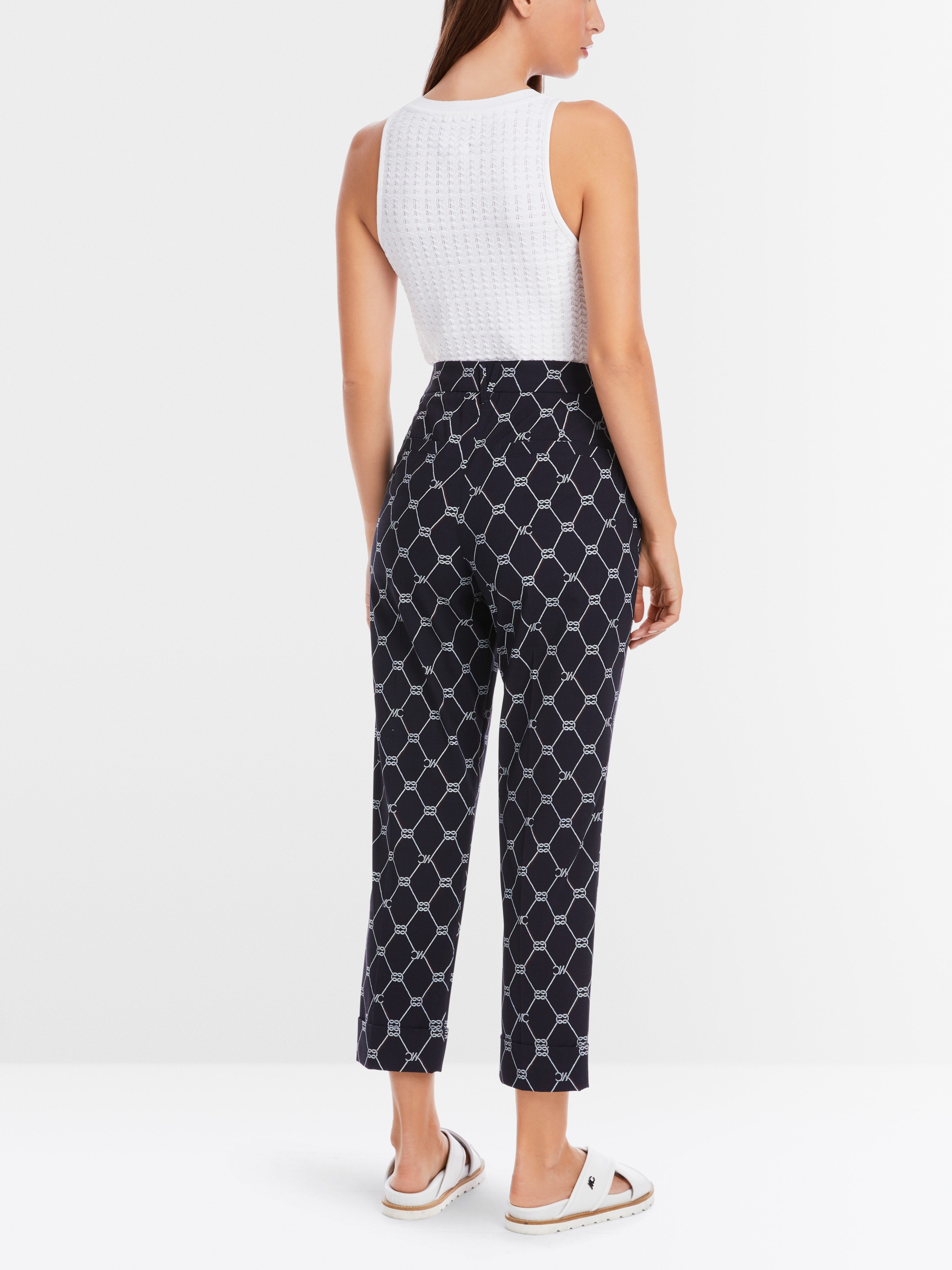 Mc -  Faracci Cropped Leg Chinos