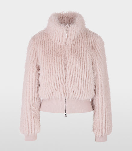 Short faux fur jacket