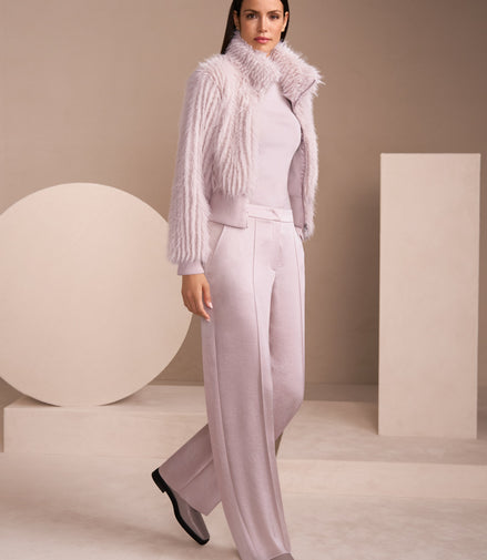 Short faux fur jacket