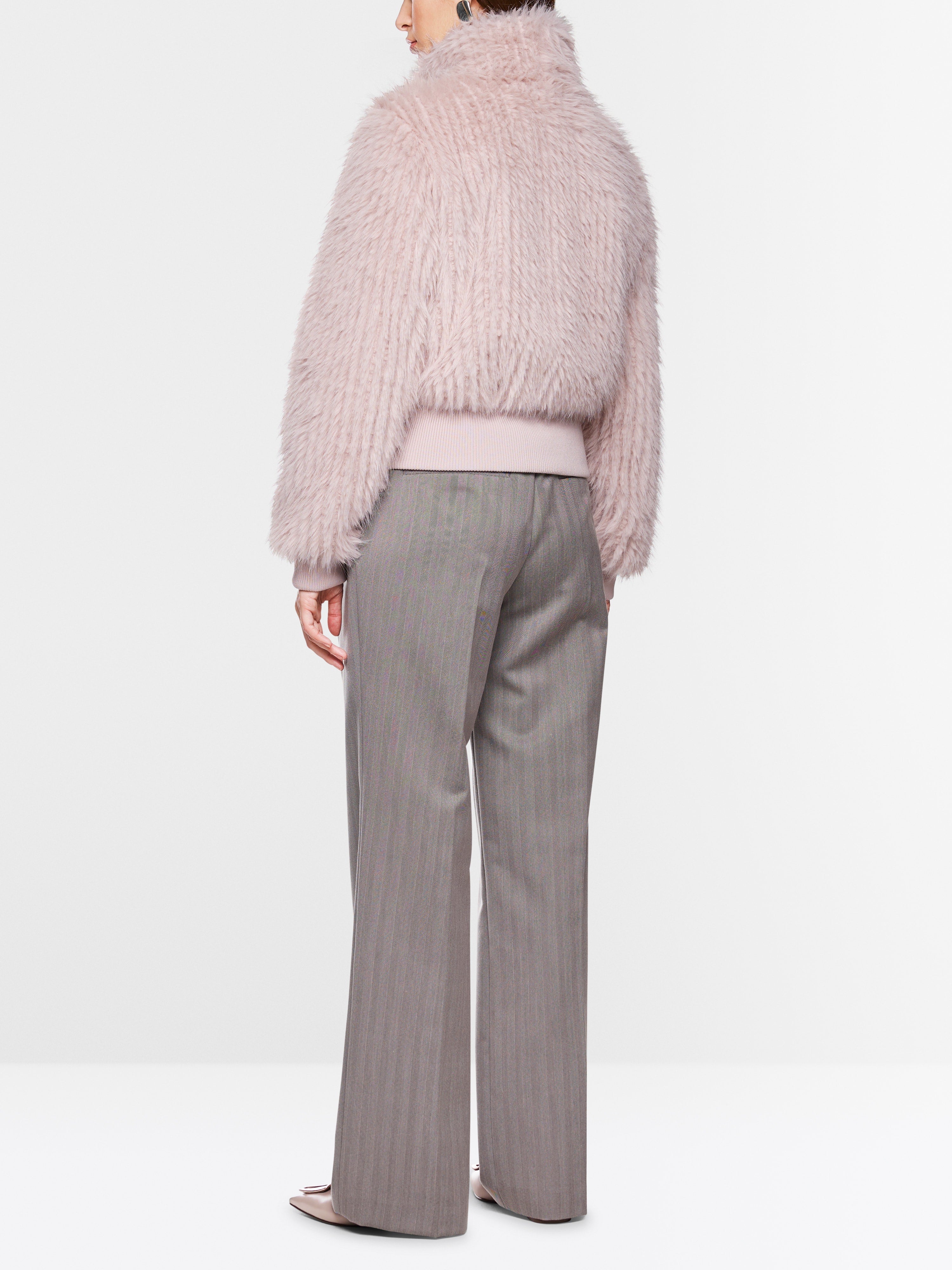 Short faux fur jacket