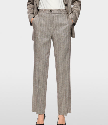 Mc - Loren Striped trousers