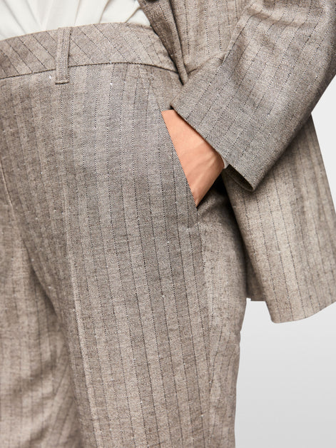 Mc - Loren Striped trousers