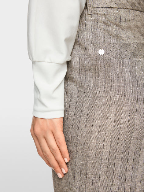 Mc - Loren Striped trousers