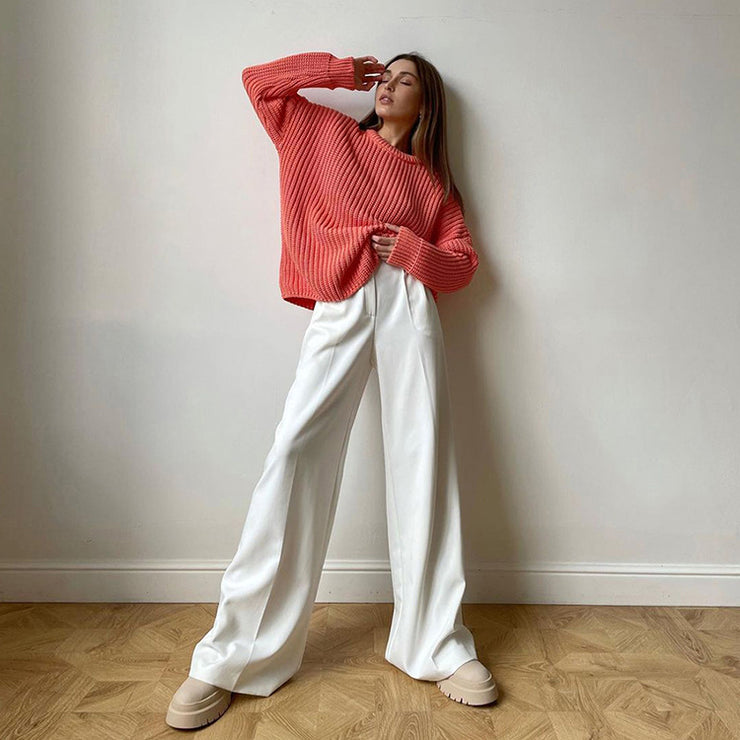 High Waist Loose Trousers
